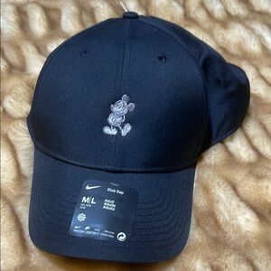 Nike Black Cap with Embroidered Character